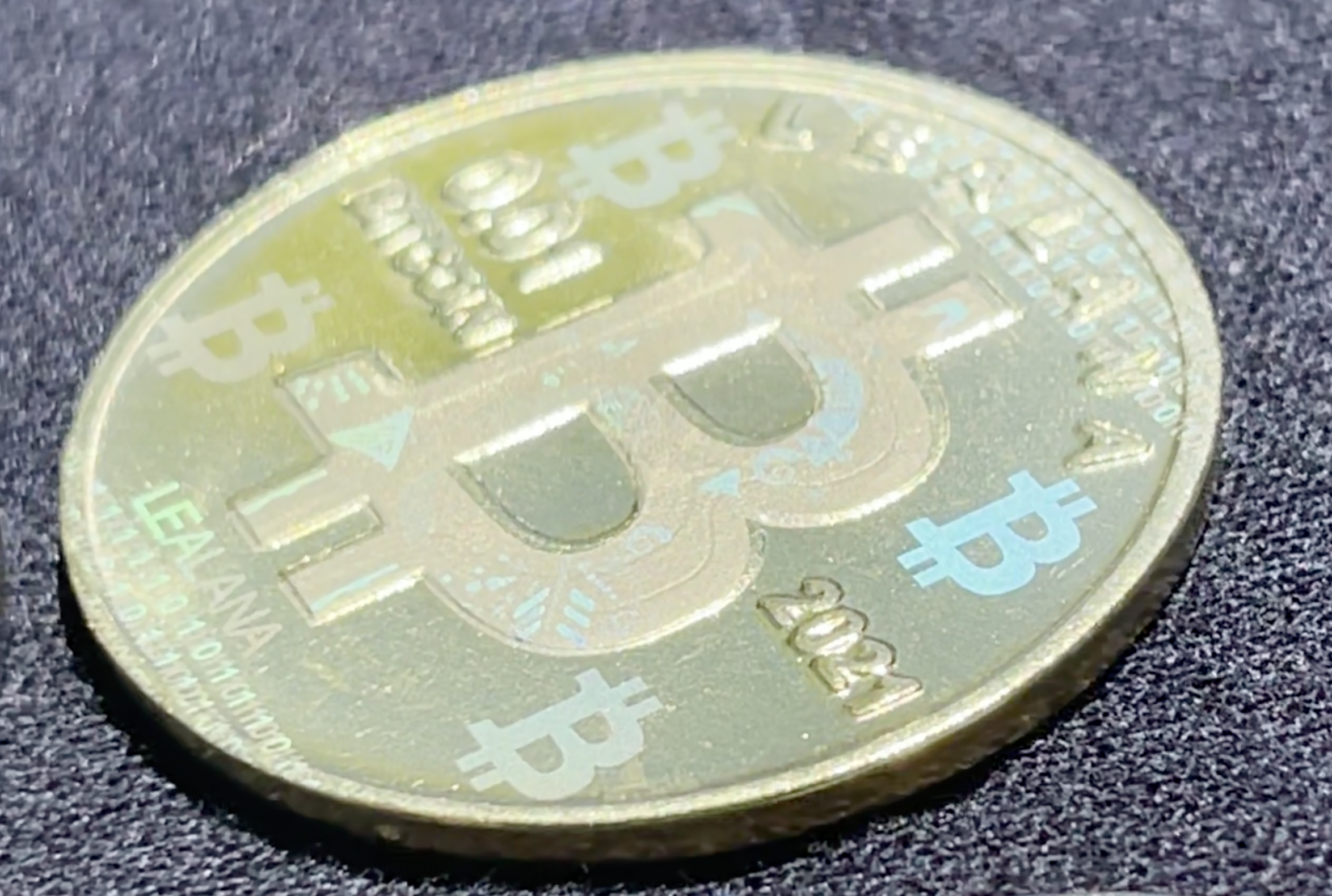 Bitcoin Cents — Brass, Nickel and Rainbow — recovered source image 5