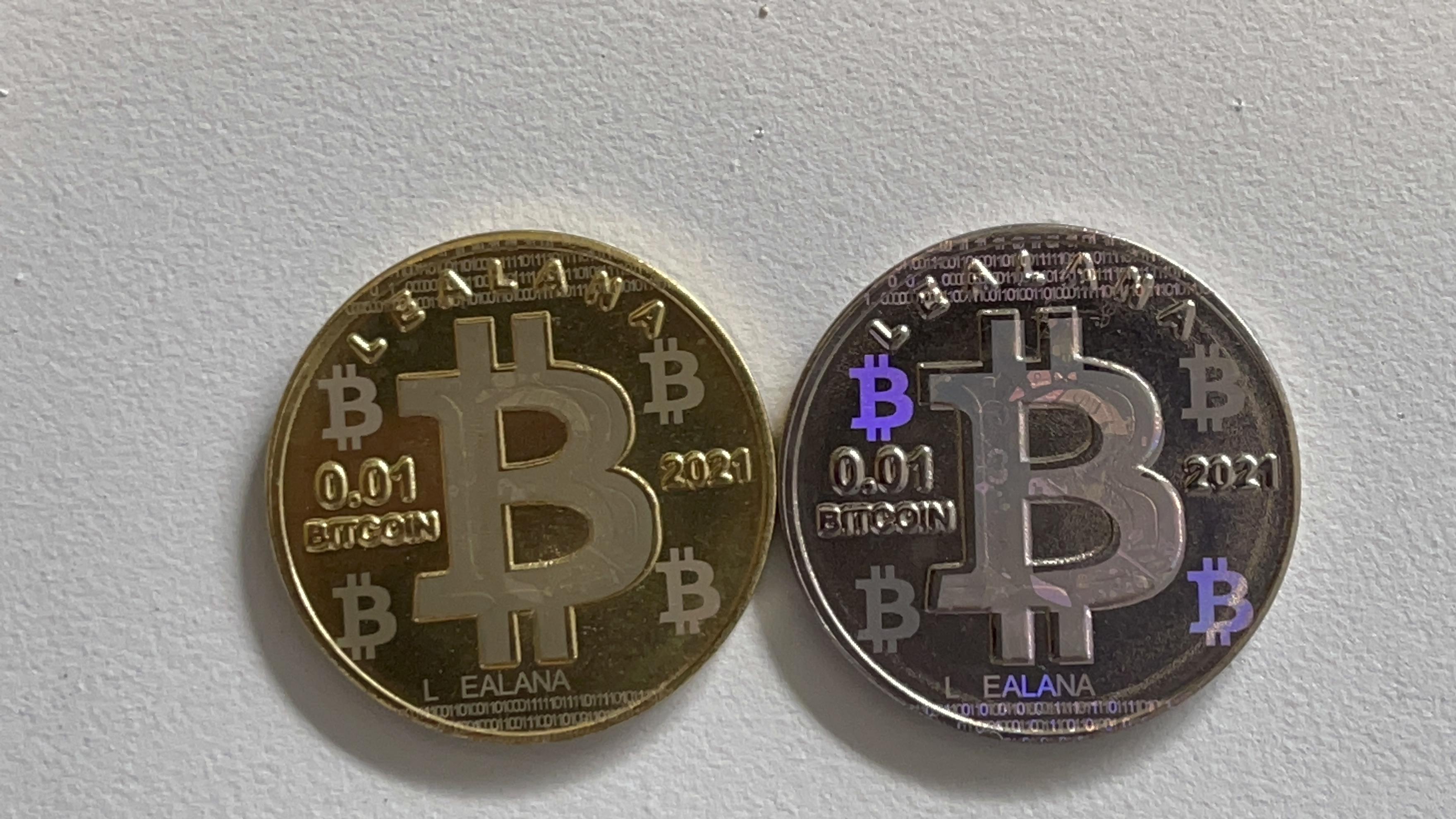 Bitcoin Cents — Brass, Nickel and Rainbow — recovered source image 15