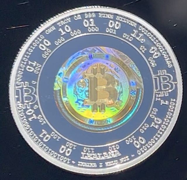 1 oz Silver Bitcoin Dimes — recovered source image 25